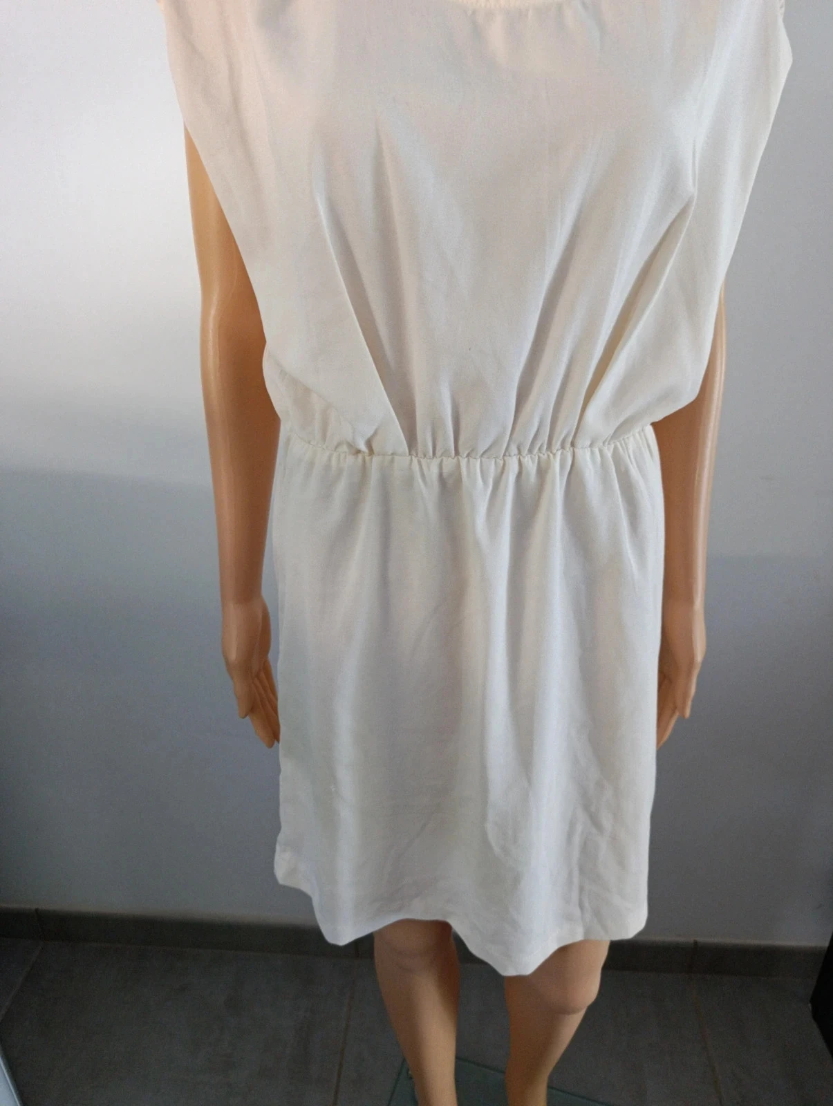 Cream F de la Passion women's dress – Elastic waist – Fluid – One size / M – photo 5